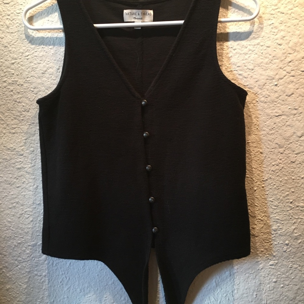 Madewell Tie Front Sweater Top